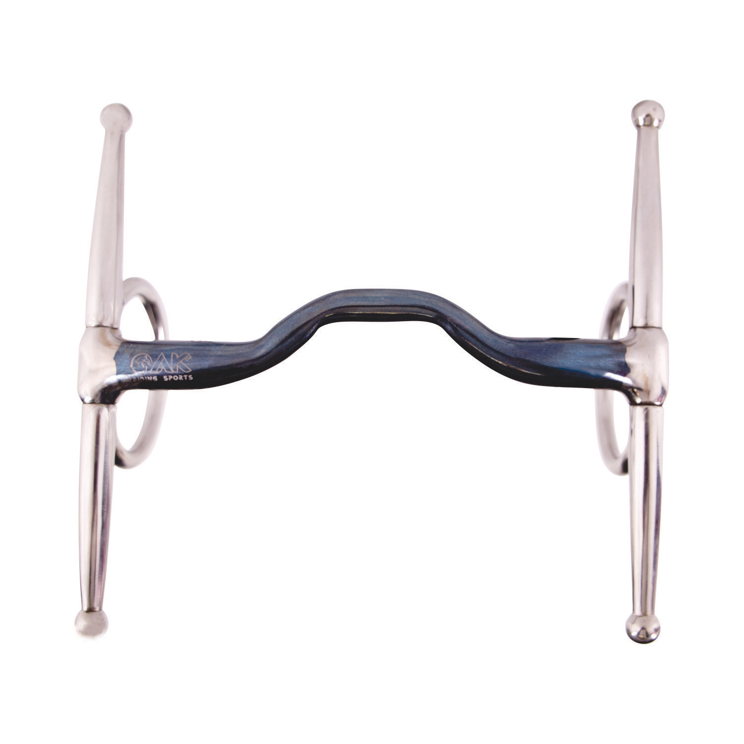 Universal Ported Mouth Blue Alloy Gag Bits, Equestrian Sweet Iron Universal Ported Mouth Blue Alloy Gag Bits, Equestrian Sweet Iron