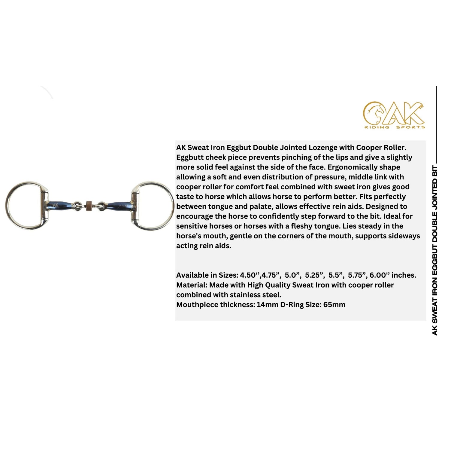 AK Sweat Iron Eggbut Double Jointed Bit