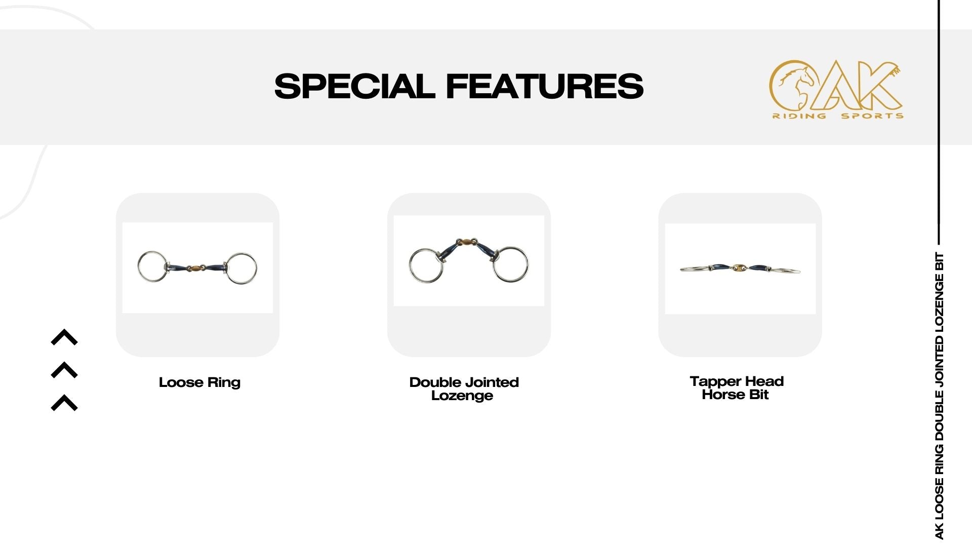 AK Loose Ring Double Jointed Lozenge Bit