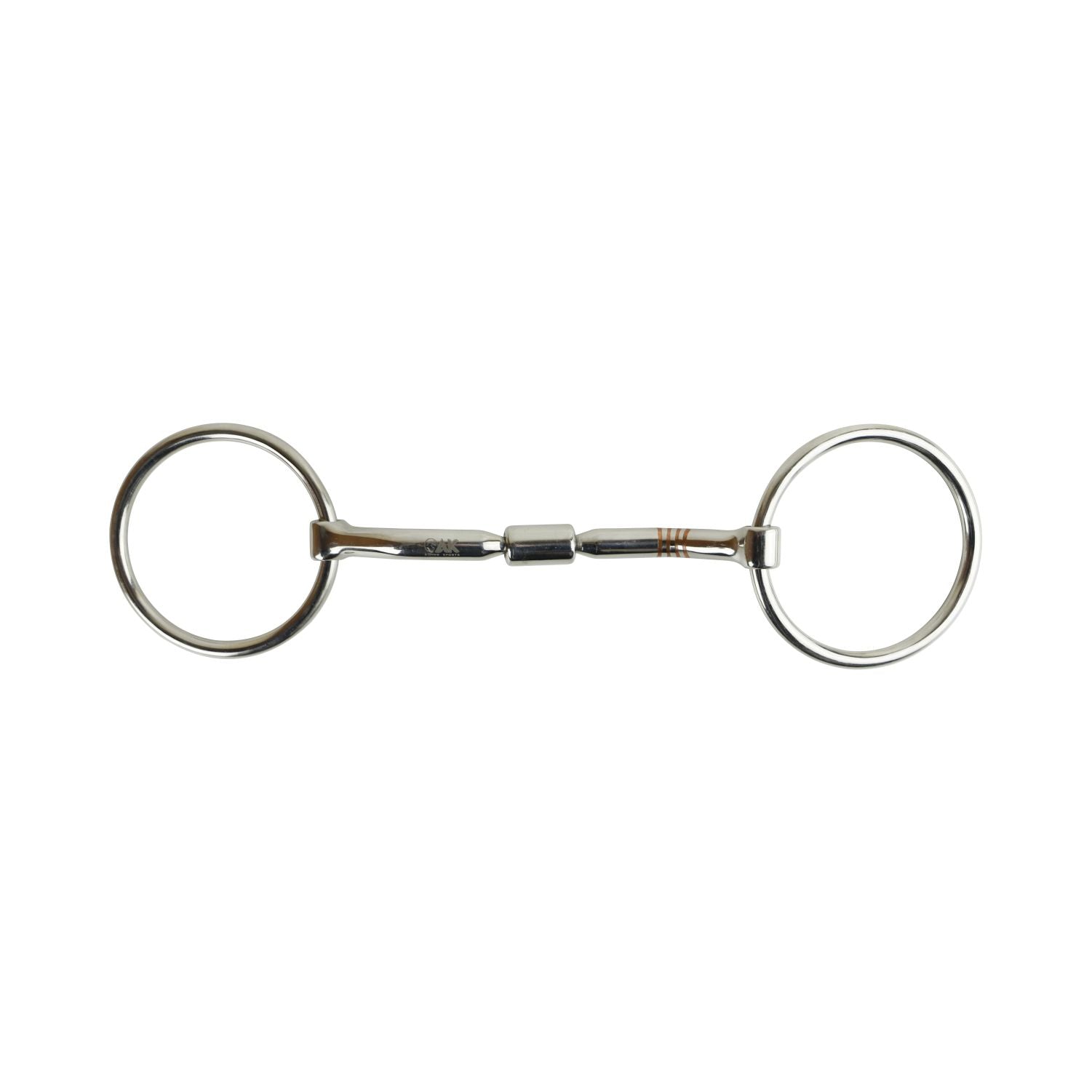 AK Loose Ring Rotary Curved Snaffle Bit